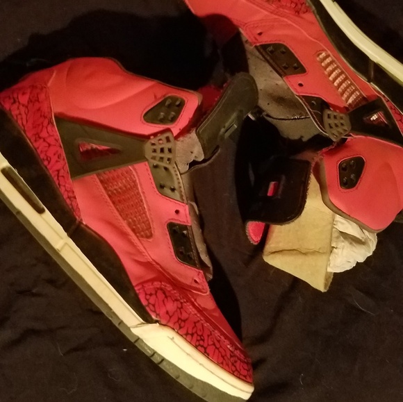 Air jordan spikes, toro red - Picture 2 of 4